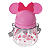 Garrafa Com Tampa e Orelha Infantil Canudo Silicone Disney - Imagem 5