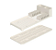 Kit Escorredor Com Tapete Lixeira 4,7 Litro Dispenser Bege - Imagem 2