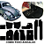 Forração Do Assoalho Fusca Carpete Preto Kit 11 Peças - Imagem 2