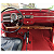 Forração Fusca Carpete Do Assoalho Vermelho Turim Kit 11 Peças - Imagem 6