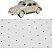 Forração Teto Fusca Pontinho Branco ou Cinza Pontinho - Imagem 3