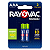Pilha Recarregável Econômica Rayovac AAA 600MAH 2 Pilhas - Imagem 1