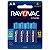 Pilha Alcalina Rayovac AA Cartela com 4 Pilhas - Imagem 1