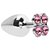 Plug P Metal Formato Trevo Com Pedrinhas Hard - Imagem 3