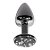 Plug P Metal Com Pedra Cravejada Em Strass Hard - Imagem 5