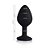 Plug Anal em Silicone Go Play Leo Pequeno Preto - 7,3 cm x 2,9 cm - Imagem 2