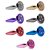Plug Iupi Anal Em Metal Colorido Pedra Cravejada Hard - Imagem 1