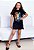 VESTIDO INFANTIL - LEÃO COLORIDO - COR PRETO - Imagem 4