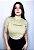 T-SHIRT GOLA ALTA  - ESCOLHIDA - ALTO RELEVO - COR BAMBU - Imagem 3