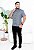 CAMISA SLIM  - ESTAMPADA - MANGA CURTA - COR PRETO - Imagem 4