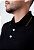 T-SHIRT MASCULINA - GOLA POLO BORDADO PRETO - COR PRETO - Imagem 2