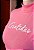 T-SHIRT GOLA ALTA - GRATIDÃO ALTO RELEVO PUFF - COR ROSA BATOM - Imagem 2