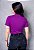 T-SHIRT GOLA ALTA - COR FÚCSIA NECTAR - Imagem 2