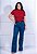 T-SHIRT GOLA ALTA - COR VERMELHO - Imagem 4