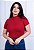 T-SHIRT GOLA ALTA - COR VERMELHO - Imagem 1