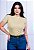 T-SHIRT GOLA ALTA - COR BAMBU - Imagem 1