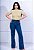 T-SHIRT GOLA ALTA - COR BAMBU - Imagem 4