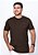 T-SHIRT MASCULINA - BASIC PREMIUM BORDADA - COR MARROM - Imagem 1
