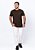 T-SHIRT MASCULINA - BASIC PREMIUM BORDADA - COR MARROM - Imagem 3