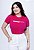 T-SHIRT FEMININA - TUA GRAÇA ME BASTA ALTO RELEVO - COR LOTUS - Imagem 1