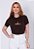 T-SHIRT FEMININA - CHAMA - 2 TOMÓTEO 1:6  - COR MARROM - Imagem 5