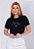 T-SHIRT FEMININA - IDENTIDADE FILHA DE DEUS  - COR PRETO - Imagem 1