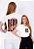 T-SHIRT FEMININA - DEUS É AMOR  - COR MARFIM - Imagem 1