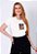 T-SHIRT FEMININA - DEUS É AMOR  - COR MARFIM - Imagem 5