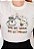 T-SHIRT FEMININA - SAL DA TERRA E LUZ DO MUNDO - COR MARFIM - Imagem 2
