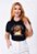 T-SHIRT FEMININA - DEIXEM VIR A MIM AS CRIANÇAS - COR PRETO - Imagem 2