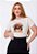 T-SHIRT FEMININA - DEIXEM VIR A MIM AS CRIANÇAS - COR MARFIM - Imagem 2