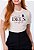 T-SHIRT FEMININA - O AGIR DE DEUS É PERFEITO - COR MARFIM - Imagem 1
