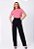 T-SHIRT GOLA ALTA - JESUS MINIMALISTA - COR ROSA BATOM - Imagem 3