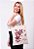 T-SHIRT FEMININA - FORTE E CORAJOSA - COR MARFIM - Imagem 4