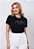 T-SHIRT FEMININA - EIS QUE TUDO SE FEZ NOVO - COR PRETO - Imagem 2