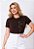 T-SHIRT FEMININA - GRAÇA 2 CORÍNTIOS 12:9 - COR MARROM - Imagem 2