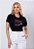 T-SHIRT FEMININA - NÃO TEMAS, CRÊ SOMENTE - COR PRETO - Imagem 2