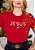 T-SHIRT FEMININA - JESUS ESTRELAS - COR VERMELHO - Imagem 2