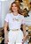 T-SHIRT FEMININA - PAZ ESTRELAS - COR BRANCO - Imagem 1