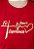 T-SHIRT FEMININA - FÉ, AMOR, ESPERANÇA - COR VERMELHO - Imagem 7