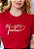 T-SHIRT FEMININA - FÉ, AMOR, ESPERANÇA - COR VERMELHO - Imagem 2