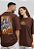 OVERSIZED - AINDA QUE EU ANDASSE PELO VALE - COR MARROM - Imagem 1
