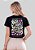 T-SHIRT FEMININA - FLOR SALMOS 92:13 - COR PRETO - Imagem 3