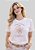 T-SHIRT FEMININA - A ALEGRIA DO SENHOR - COR MARFIM - Imagem 1