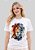 T-SHIRT FEMININA - LEÃO COLORIDO - COR MARFIM - Imagem 3