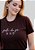 T-SHIRT FEMININA - FEITA DE FÉ - COR MARROM - Imagem 3