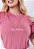 T-SHIRT FEMININA - QUE A FÉ FLORESÇA - COR ROSA BATOM - Imagem 2