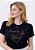 T-SHIRT FEMININA - SEMPRE FOI DEUS STRASS - COR PRETO - Imagem 3