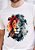 T-SHIRT MASCULINA - LEÃO COLORIDO - COR MARFIM - Imagem 2