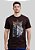 T-SHIRT MASCULINA - LEÃO YESHUA COROA - COR MARROM - Imagem 3